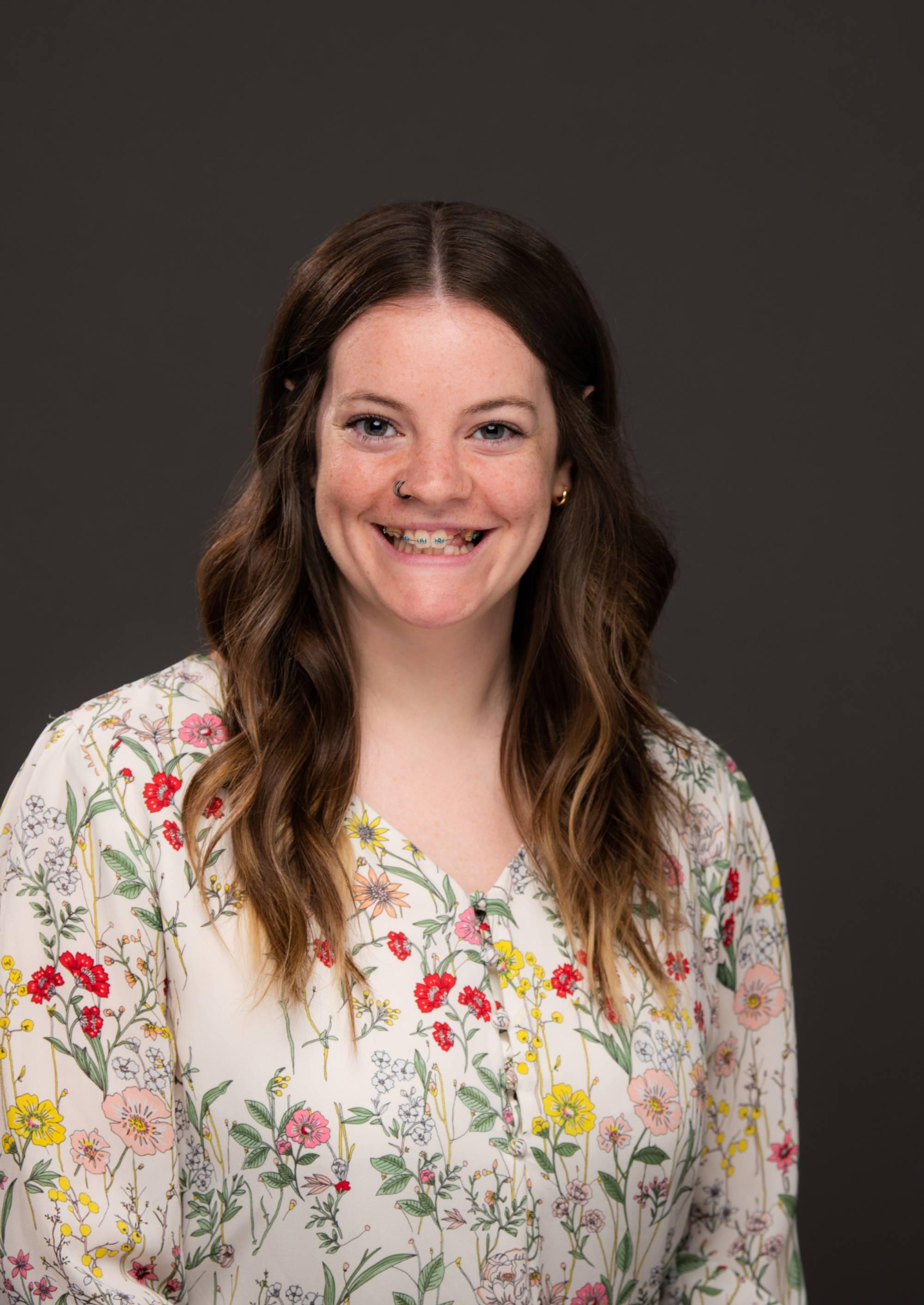 MJ Creutz smiling for her GVSU headshot